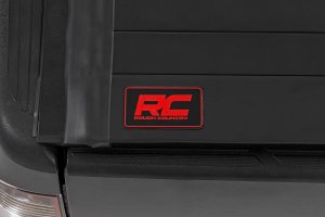 Toyota Tacoma Hard Roll Up Bed Cover - Rough Country - Sleek Flush, Low-Profile Design - Matte Black - '05-'15